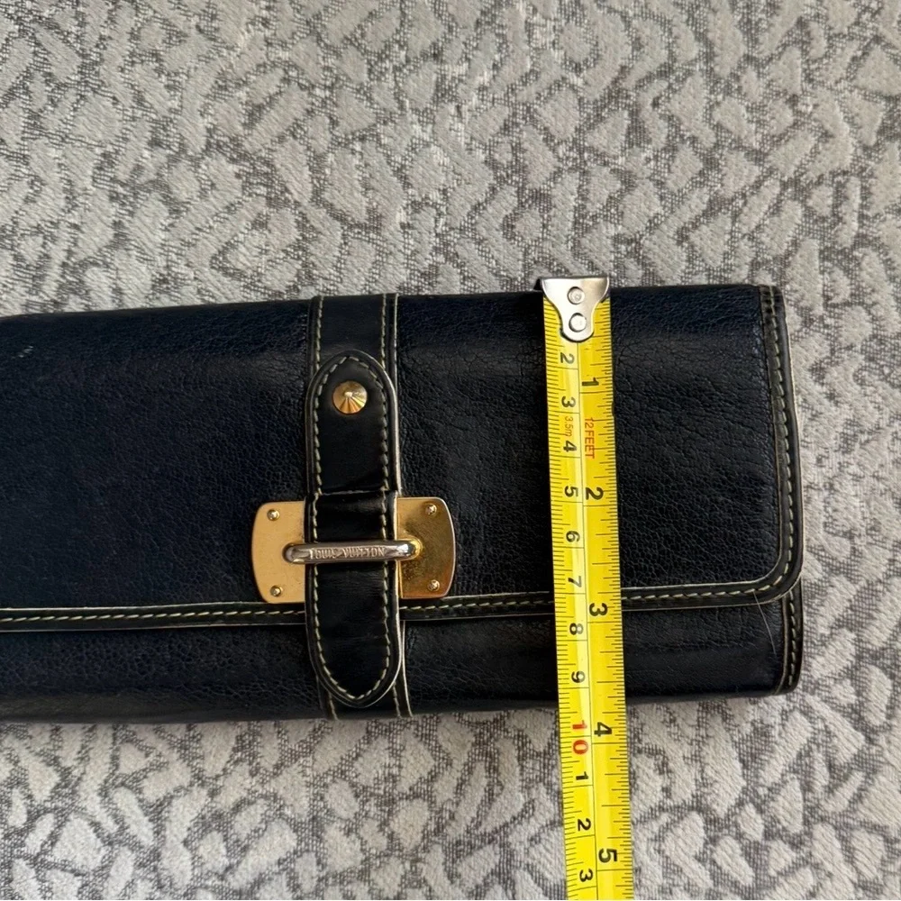 Louis Vuitton Favoli Suhari Leather Black Wallet